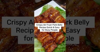 Crispy Air Fryer Pork Belly Recipe | Quick & Easy for Busy People