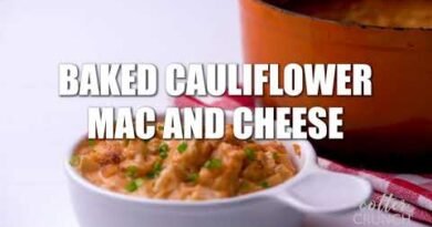 Cauliflower Mac And Cheese Bake (Vegan Recipe Option)
