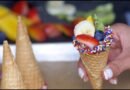 Easy Vegan Recipe: Chocolate-Dipped Fruit Cones!