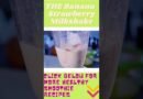 How to Make Healthy Strawberry Banana Smoothie Recipe #shorts