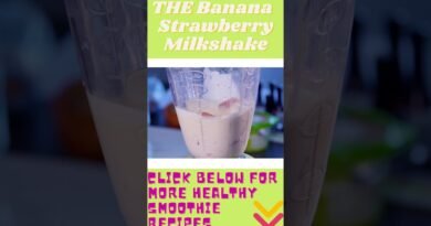 How to Make Healthy Strawberry Banana Smoothie Recipe #shorts
