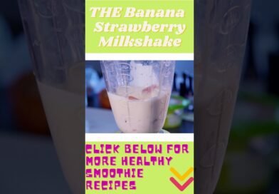 How to Make Healthy Strawberry Banana Smoothie Recipe #shorts