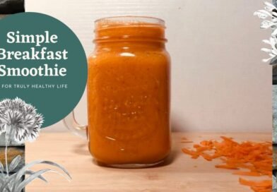 My Simple Carrot-Mango Smoothie Breakfast Recipe| 2020 updated